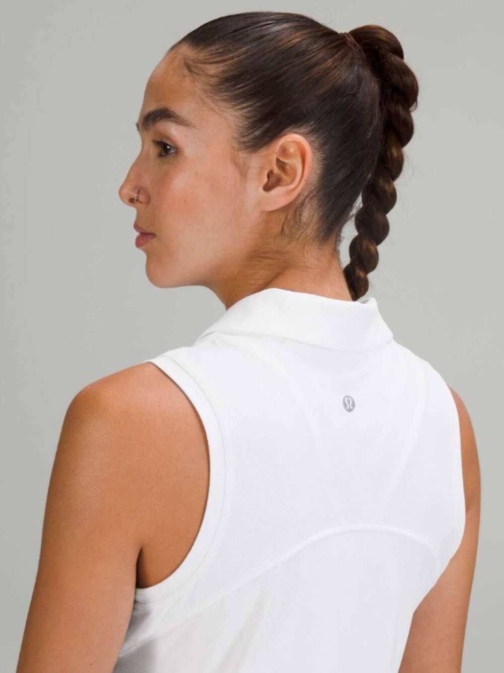Lululemon Quick-Drying Sleeveless Polo Shirt, Size 10 - Picture 3 of 6